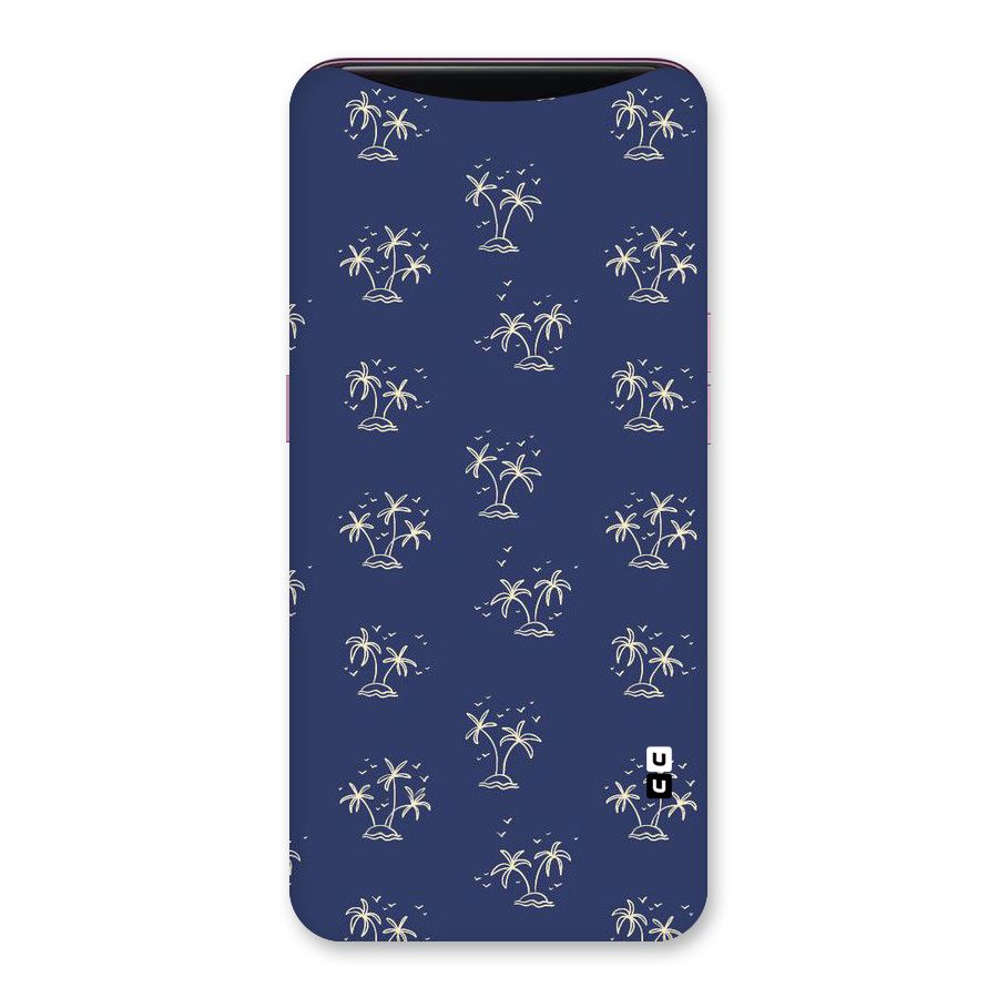 Beach Trees Back Case for Oppo Find X