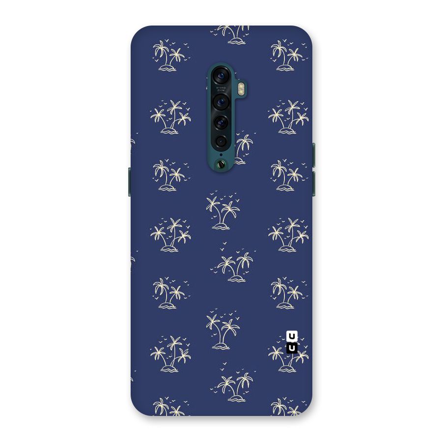 Beach Trees Back Case for Oppo Reno2