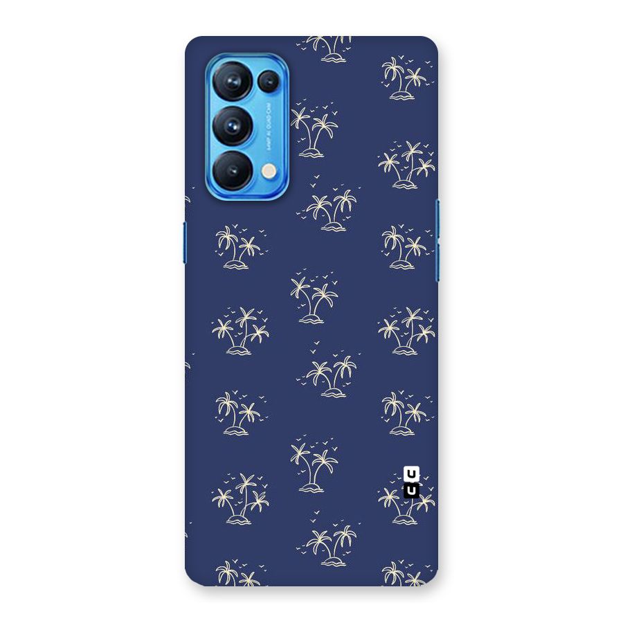 Beach Trees Back Case for Oppo Reno5 Pro 5G