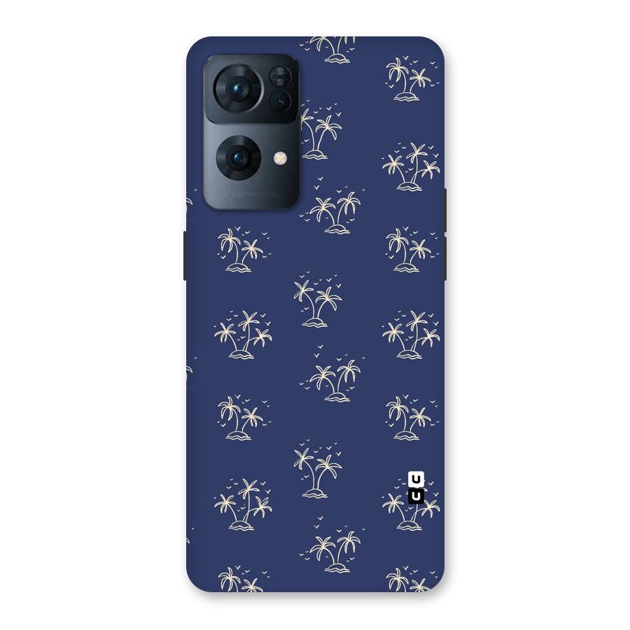 Beach Trees Back Case for Oppo Reno7 Pro 5G