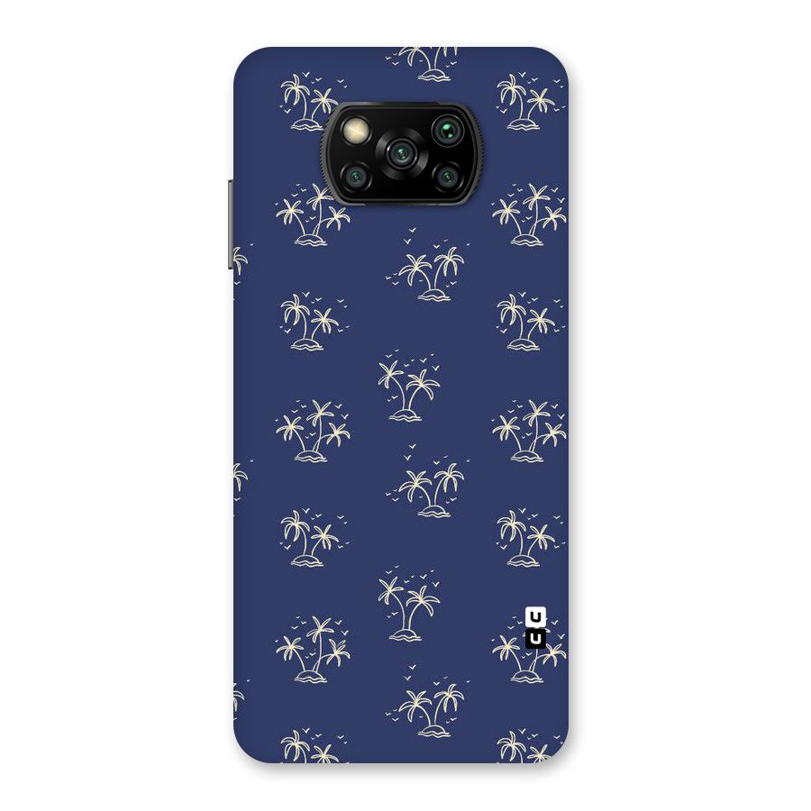 Beach Trees Back Case for Poco X3