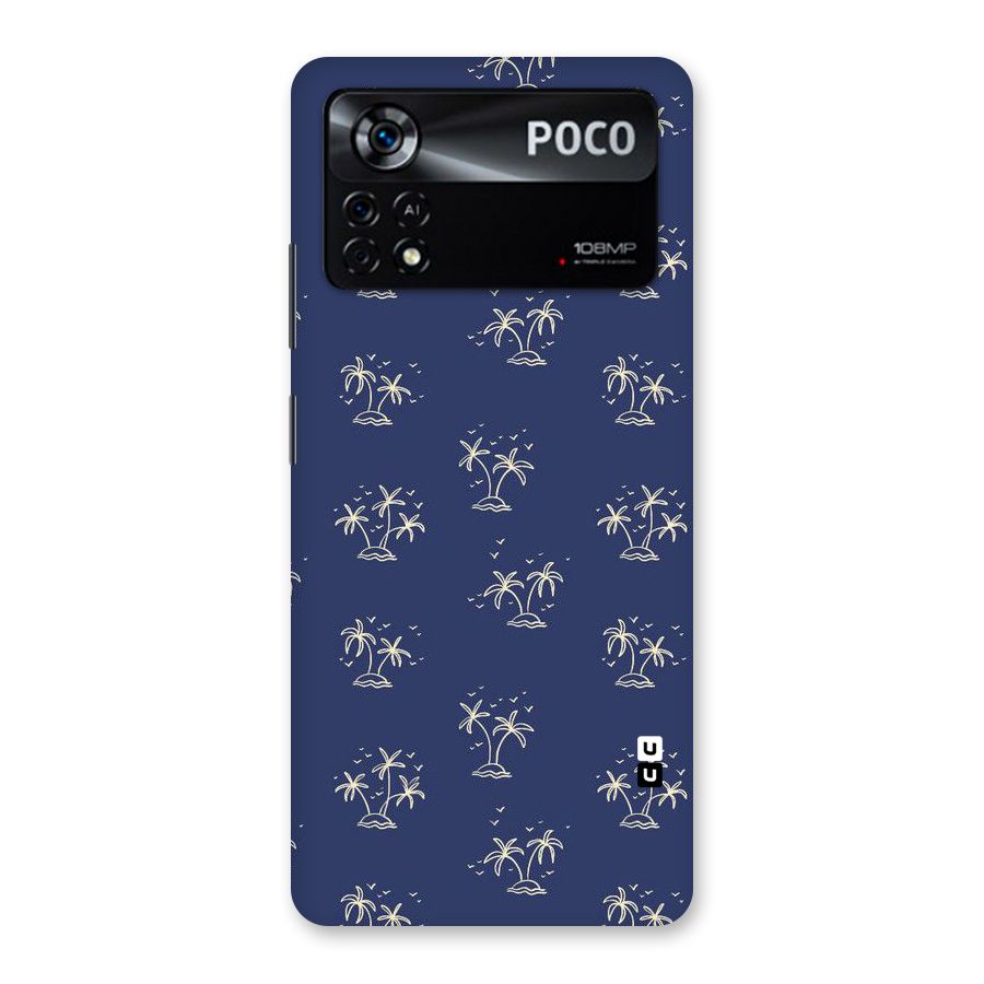 Beach Trees Back Case for Poco X4 Pro 5G