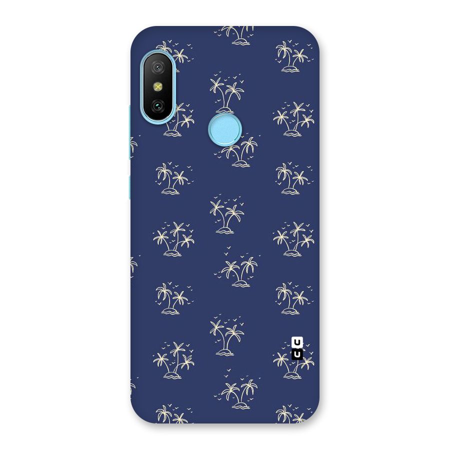 Beach Trees Back Case for Redmi 6 Pro