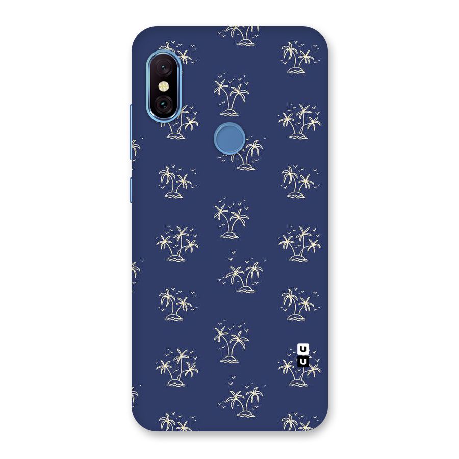 Beach Trees Back Case for Redmi Note 6 Pro