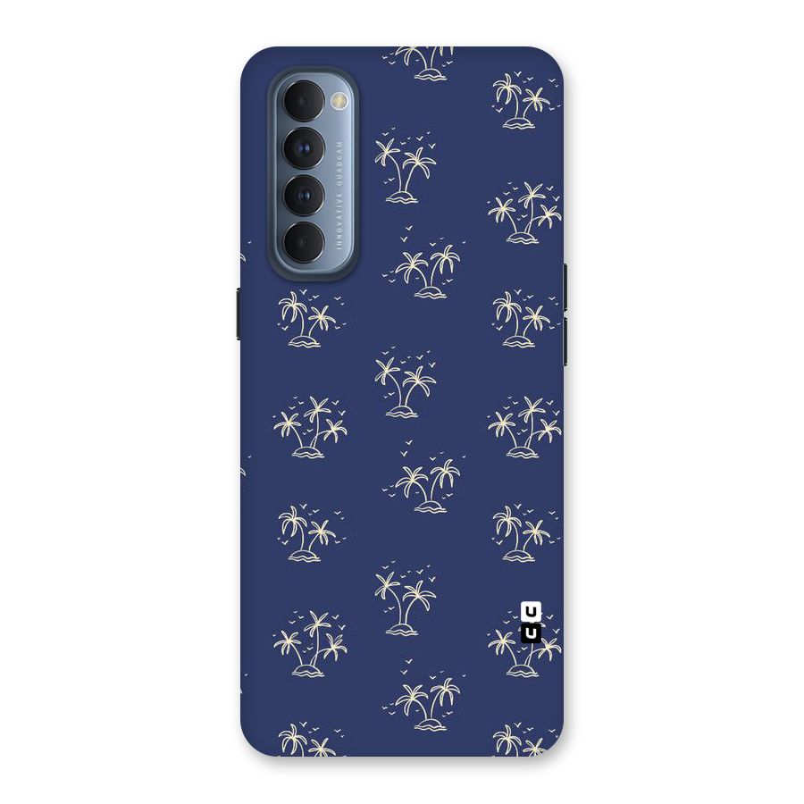Beach Trees Back Case for Reno4 Pro