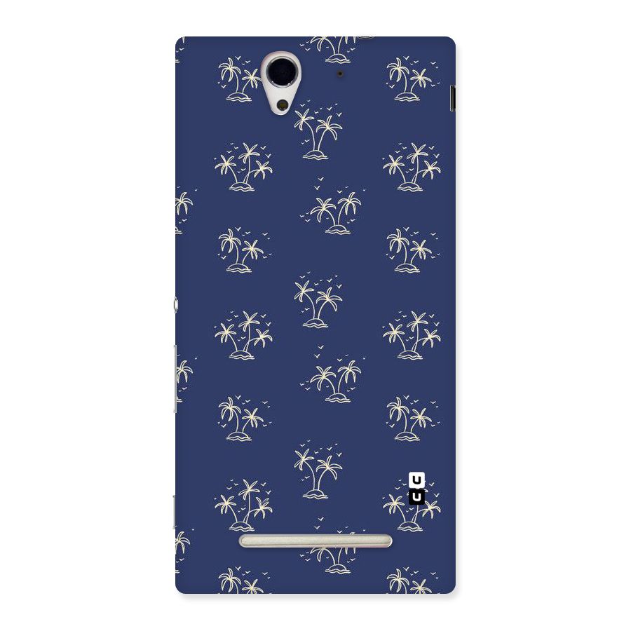 Beach Trees Back Case for Sony Xperia C3