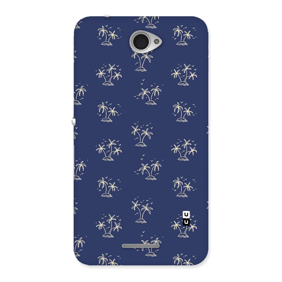 Beach Trees Back Case for Sony Xperia E4
