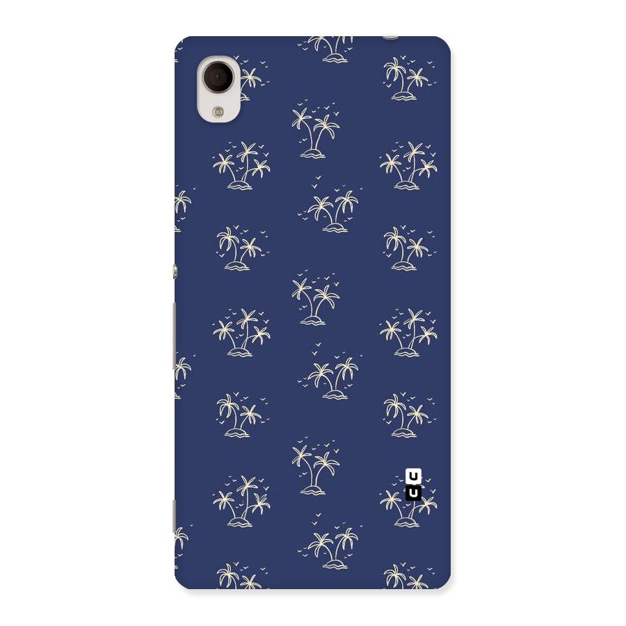 Beach Trees Back Case for Sony Xperia M4