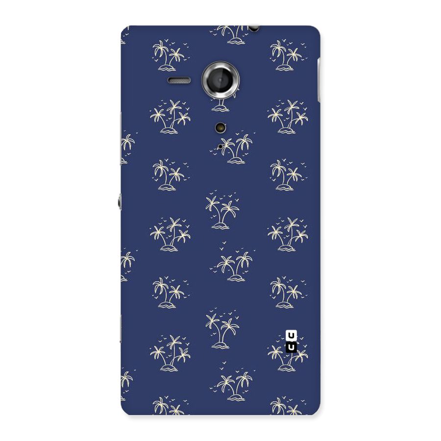 Beach Trees Back Case for Sony Xperia SP