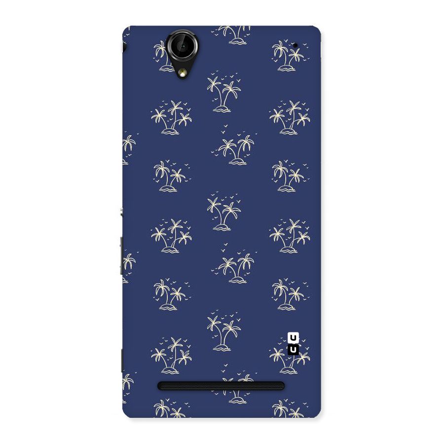 Beach Trees Back Case for Sony Xperia T2