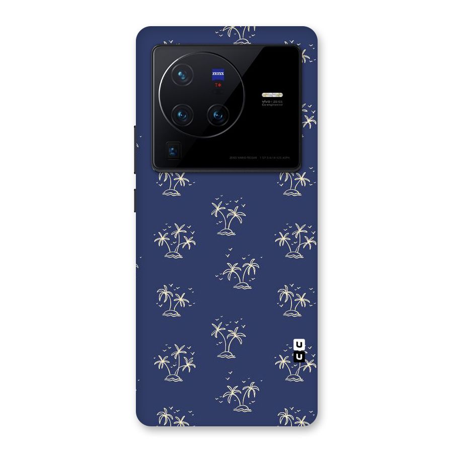 Beach Trees Back Case for Vivo X80 Pro