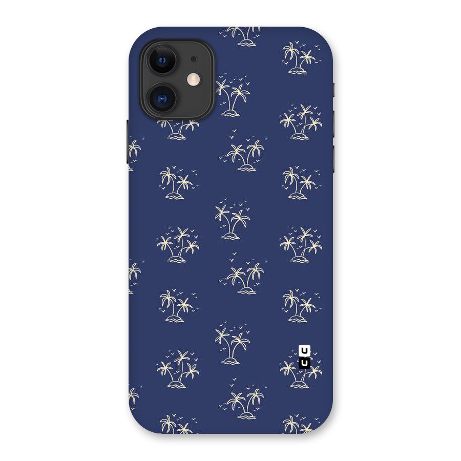 Beach Trees Back Case for iPhone 11