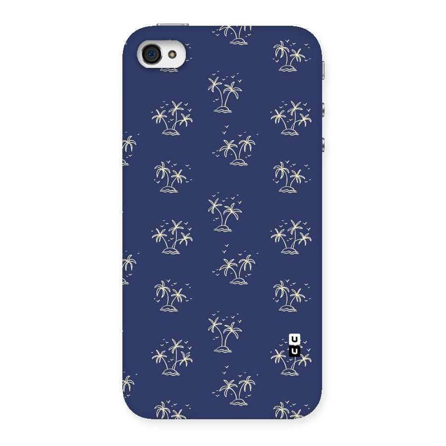 Beach Trees Back Case for iPhone 4 4s