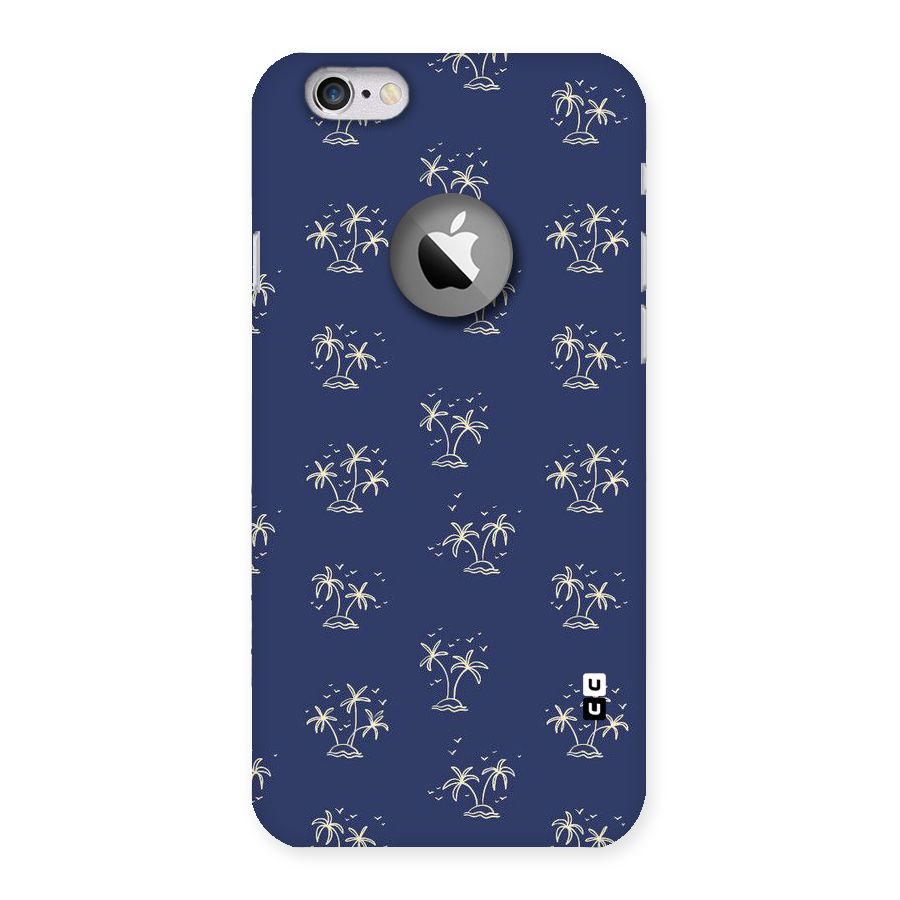 Beach Trees Back Case for iPhone 6 Logo Cut