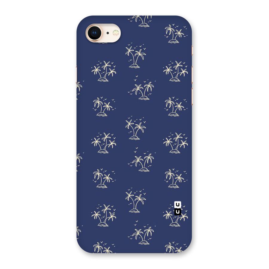 Beach Trees Back Case for iPhone 8