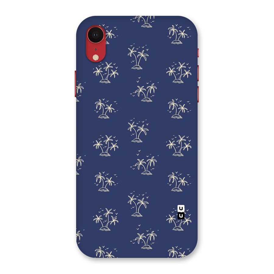 Beach Trees Back Case for iPhone XR