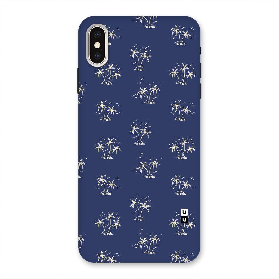Beach Trees Back Case for iPhone XS Max