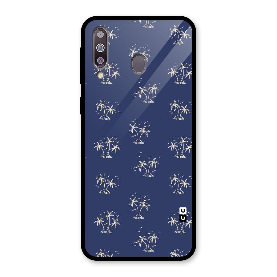 Beach Trees Glass Back Case for Galaxy M30