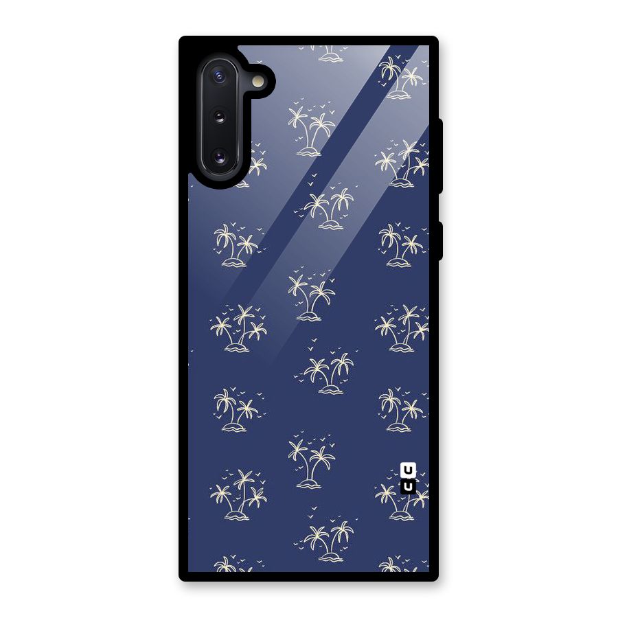 Beach Trees Glass Back Case for Galaxy Note 10