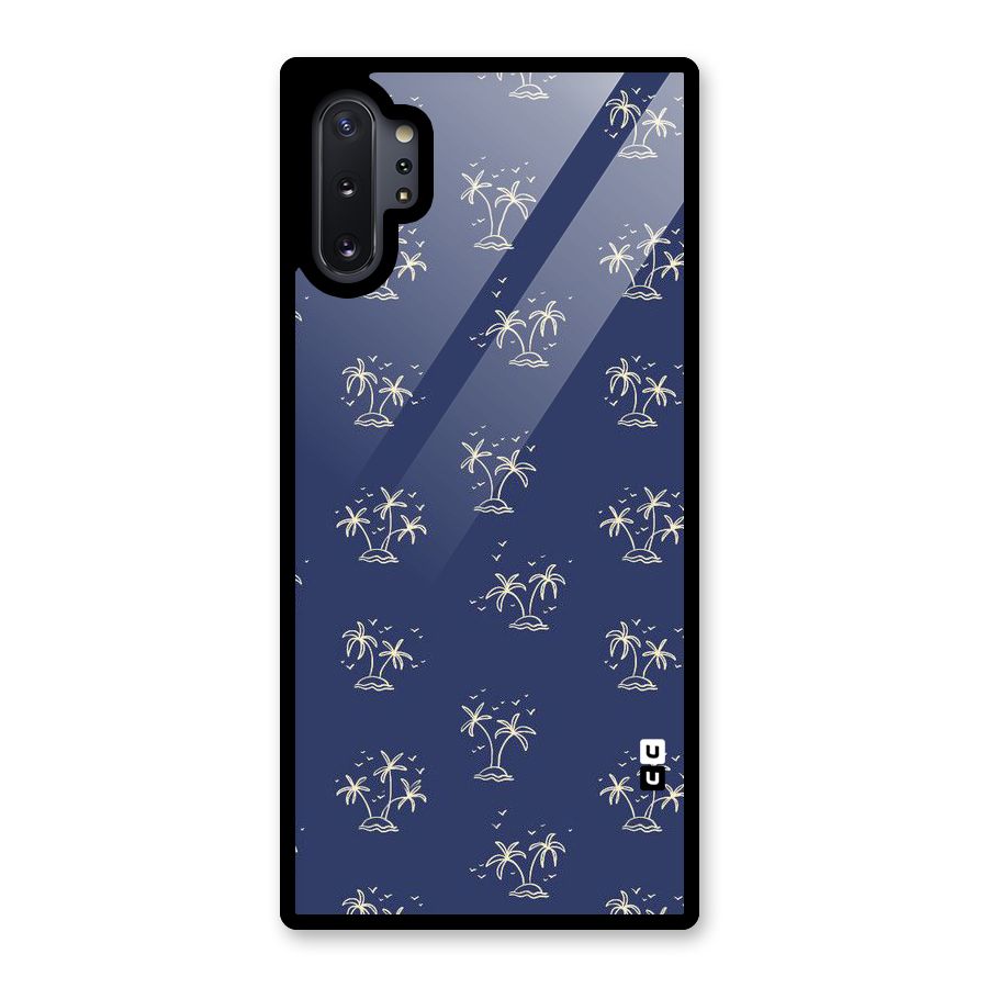 Beach Trees Glass Back Case for Galaxy Note 10 Plus
