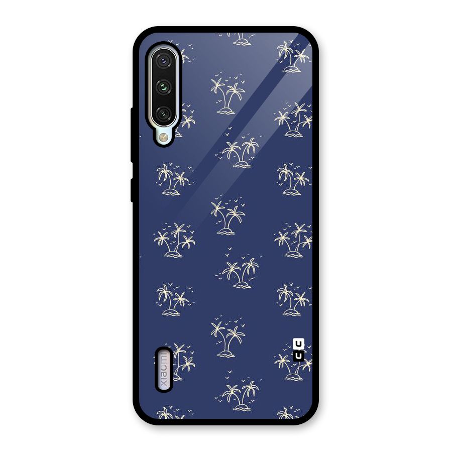 Beach Trees Glass Back Case for Mi A3