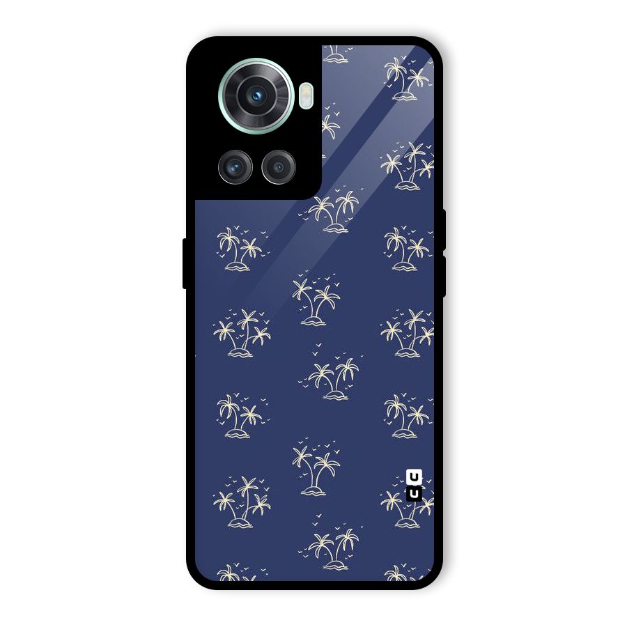 Beach Trees Glass Back Case for OnePlus 10R