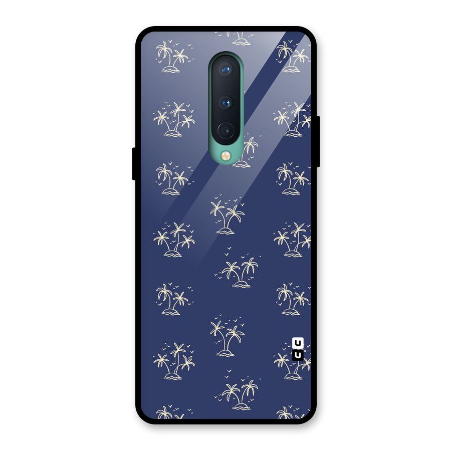 Beach Trees Glass Back Case for OnePlus 8