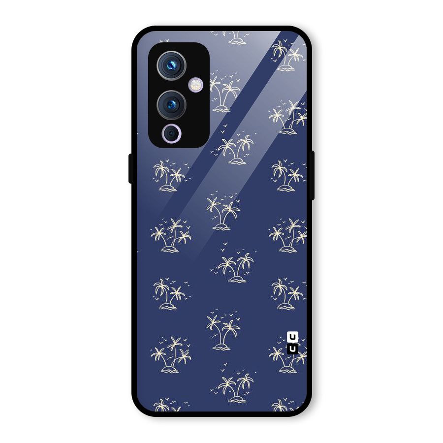 Beach Trees Glass Back Case for OnePlus 9