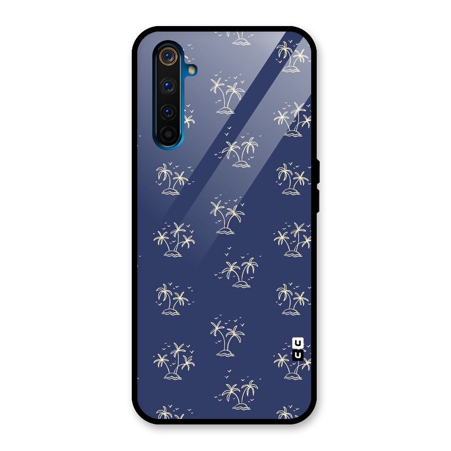 Beach Trees Glass Back Case for Realme 6 Pro