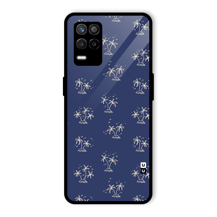Beach Trees Glass Back Case for Realme 8 5G