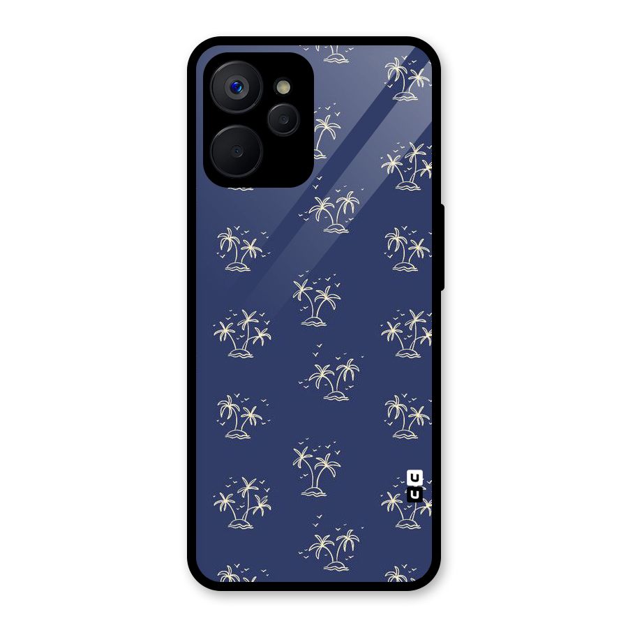Beach Trees Glass Back Case for Realme 9i 5G