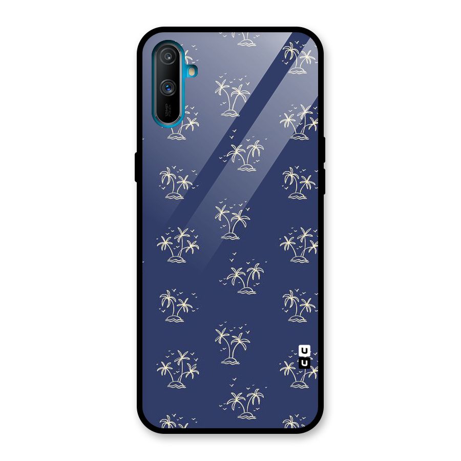 Beach Trees Glass Back Case for Realme C3