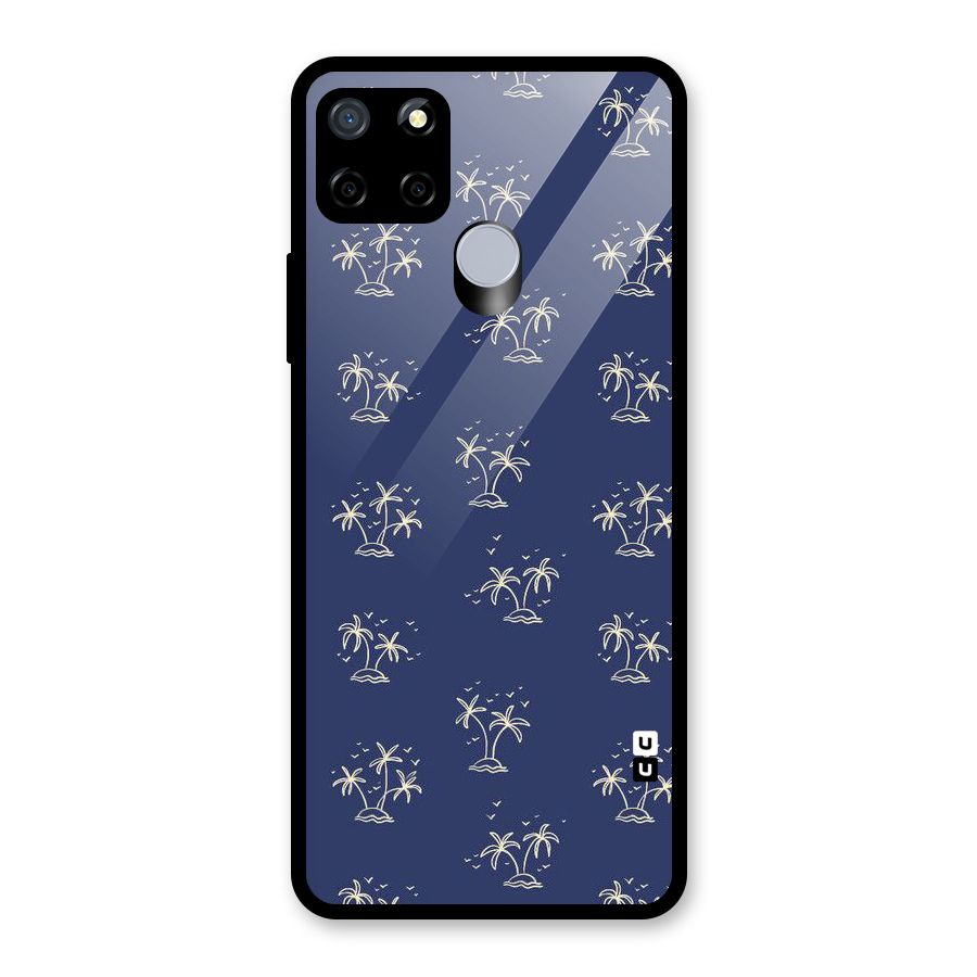 Beach Trees Glass Back Case for Realme Narzo 20
