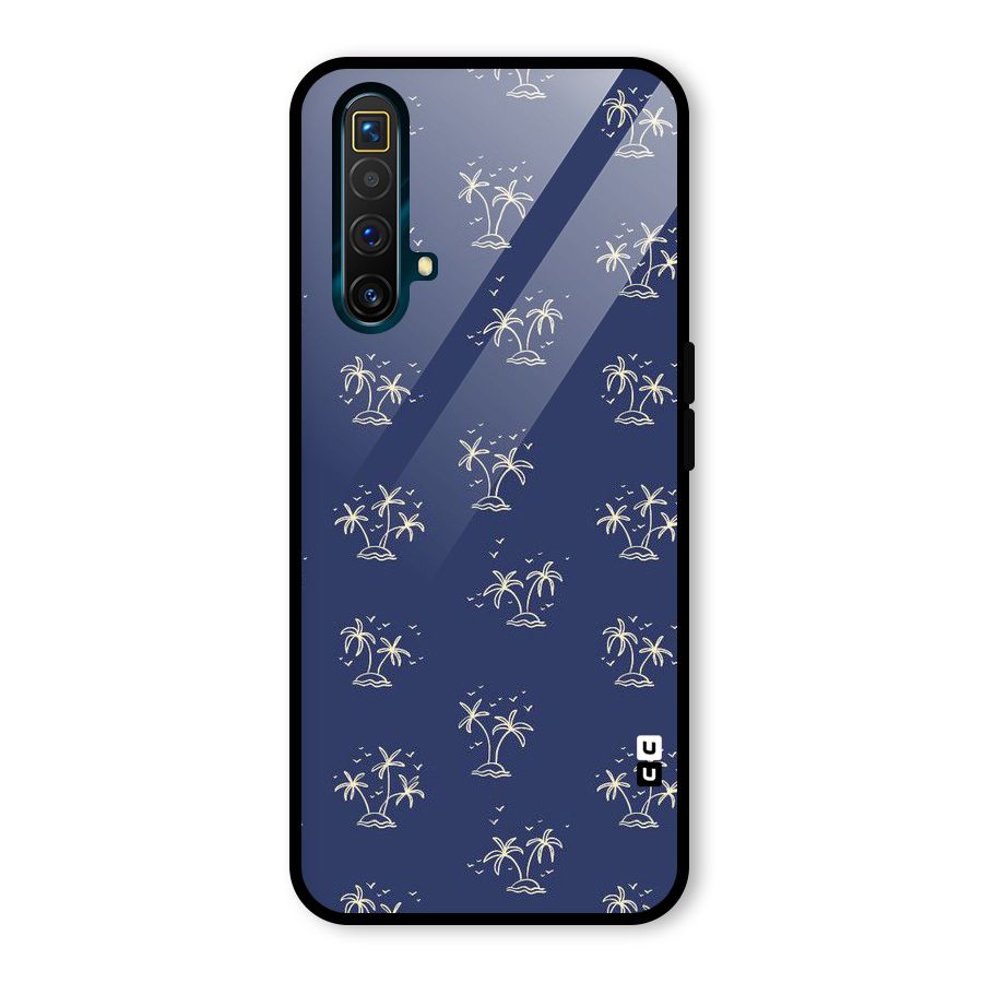 Beach Trees Glass Back Case for Realme X3