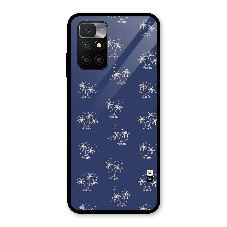 Beach Trees Glass Back Case for Redmi 10 Prime