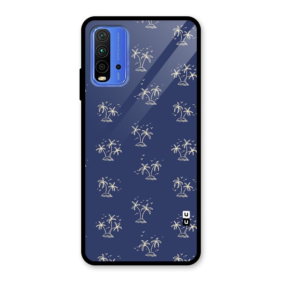 Beach Trees Glass Back Case for Redmi 9 Power
