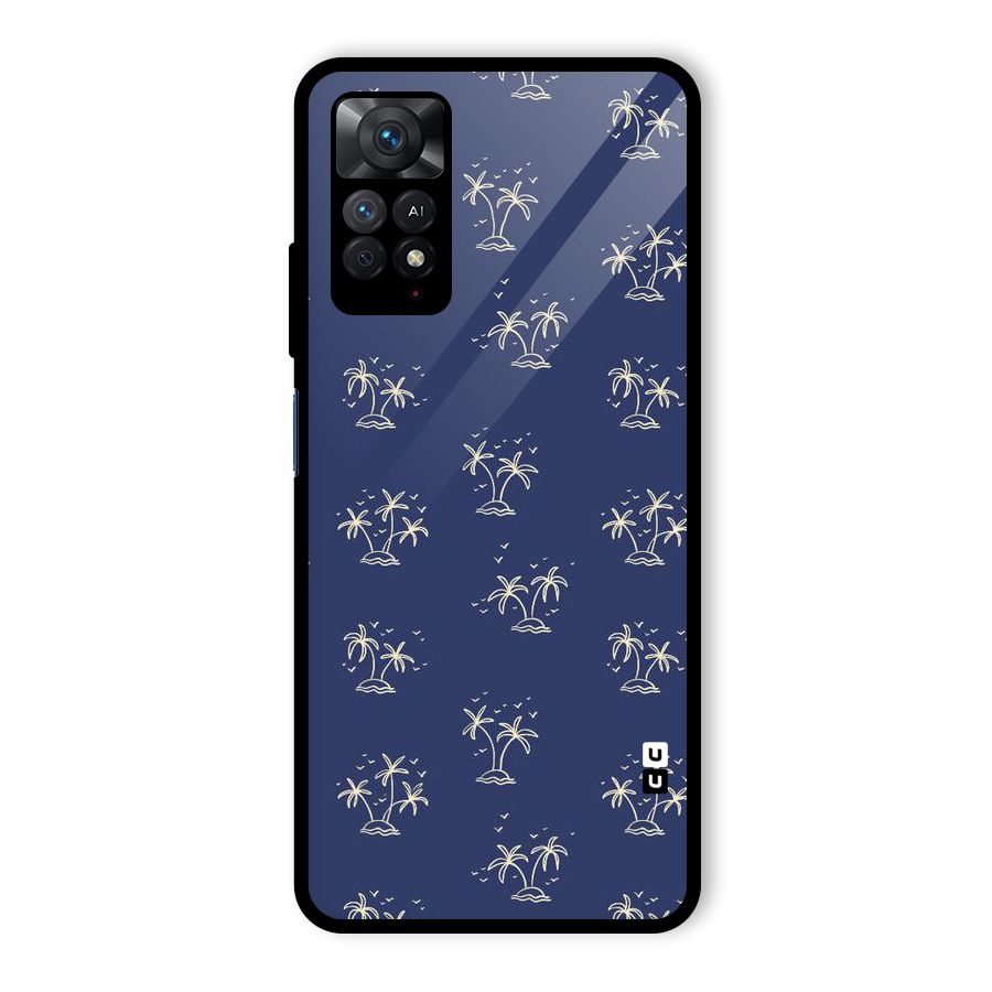 Beach Trees Glass Back Case for Redmi Note 11 Pro