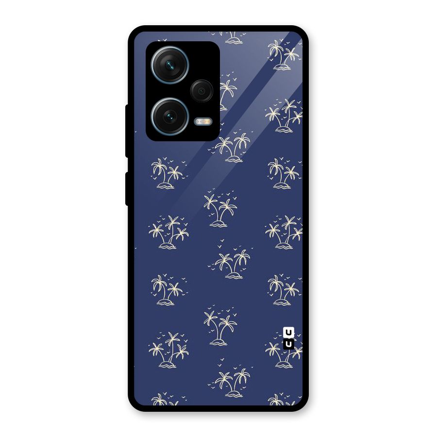 Beach Trees Glass Back Case for Redmi Note 12 Pro Plus 5G
