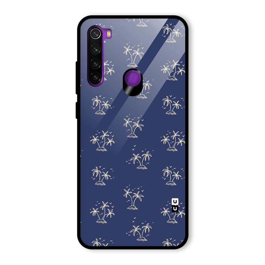 Beach Trees Glass Back Case for Redmi Note 8