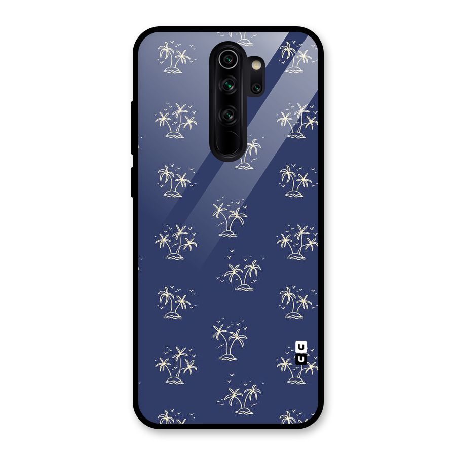 Beach Trees Glass Back Case for Redmi Note 8 Pro