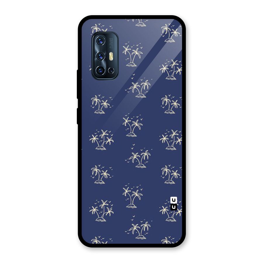 Beach Trees Glass Back Case for Vivo V17