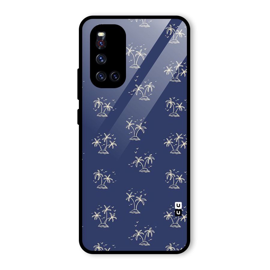 Beach Trees Glass Back Case for Vivo V19