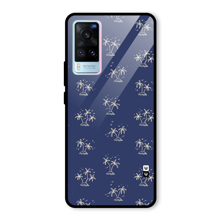 Beach Trees Glass Back Case for Vivo X60