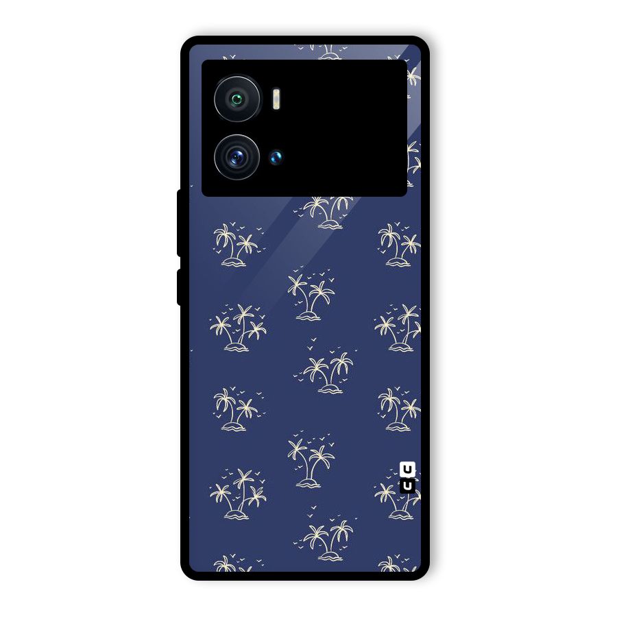 Beach Trees Glass Back Case for Vivo iQOO 9 Pro