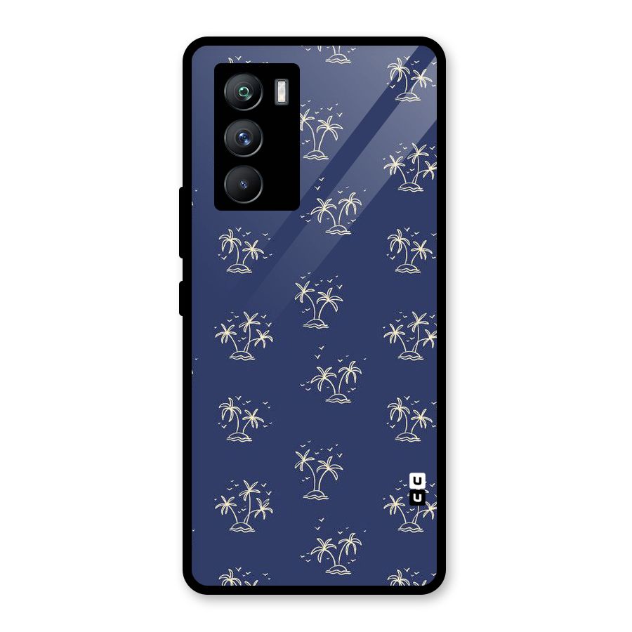 Beach Trees Glass Back Case for Vivo iQOO 9 SE