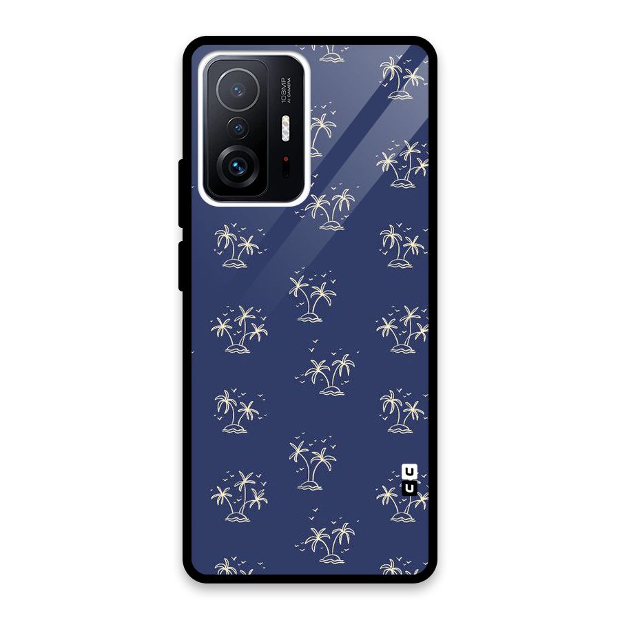 Beach Trees Glass Back Case for Xiaomi 11T Pro
