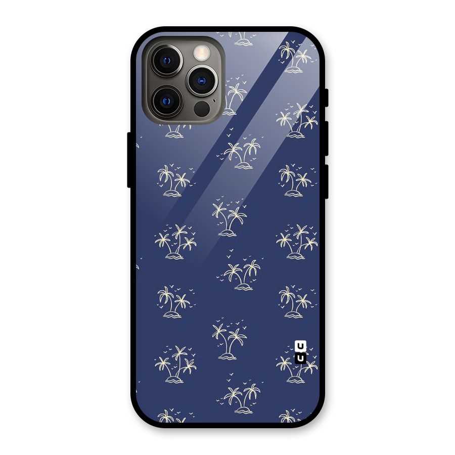 Beach Trees Glass Back Case for iPhone 12 Pro