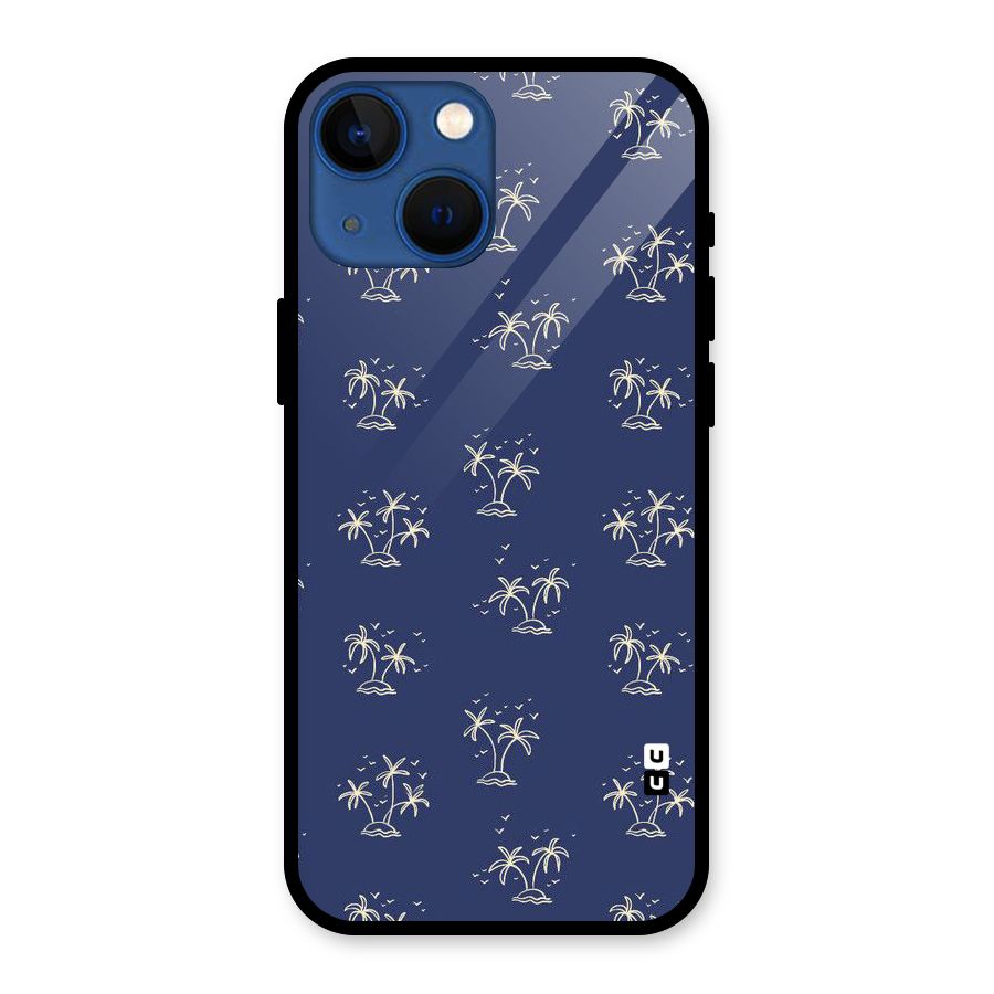 Beach Trees Glass Back Case for iPhone 13 Mini