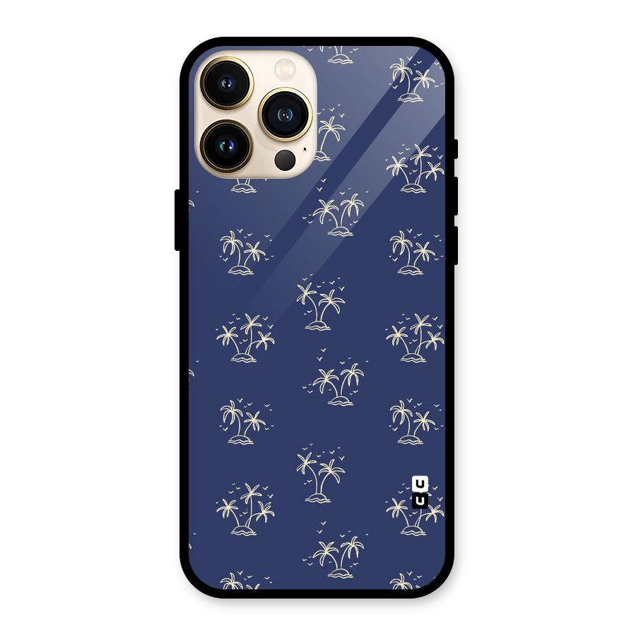 Beach Trees Glass Back Case for iPhone 13 Pro Max