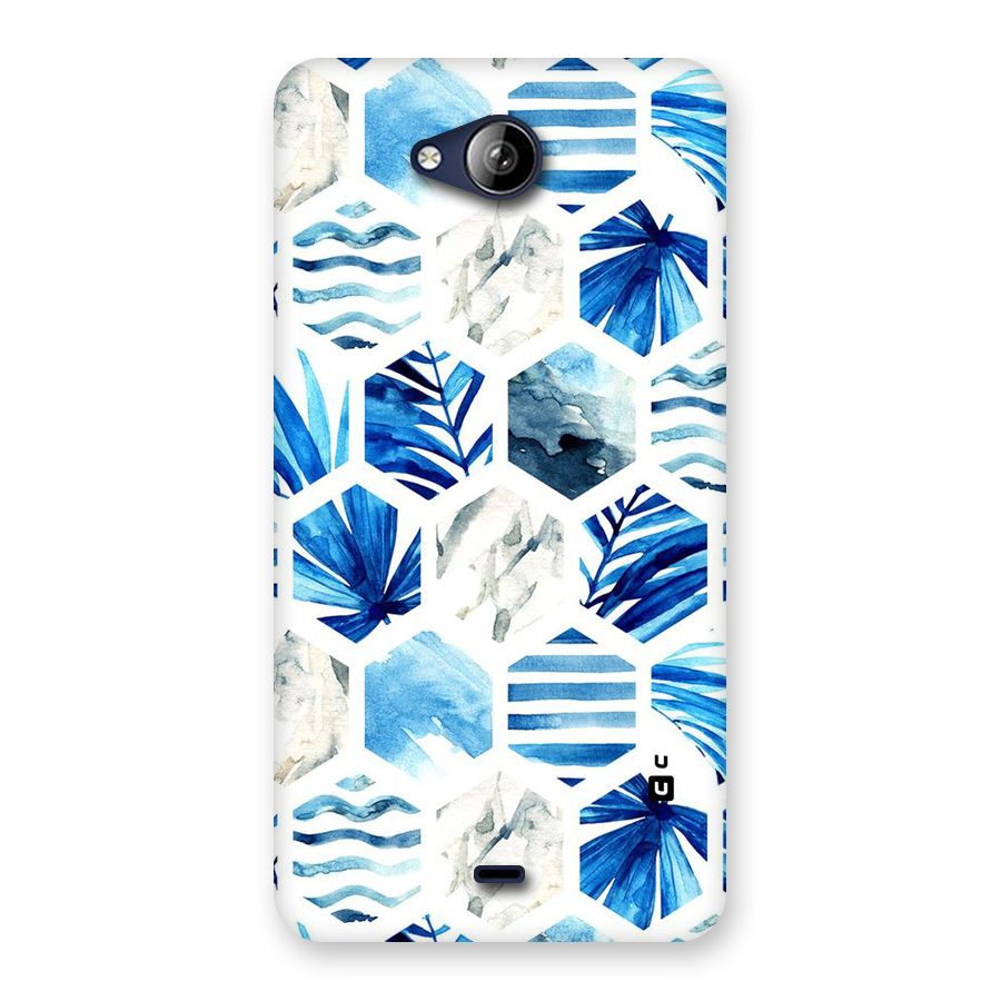 Beach Vibes Pentagon Design Back Case for Canvas Play Q355